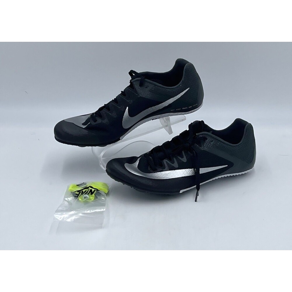 New Nike Zoom Rival Sprint Black Metallic Track & Field FZ9663-001 Men Size 9.5